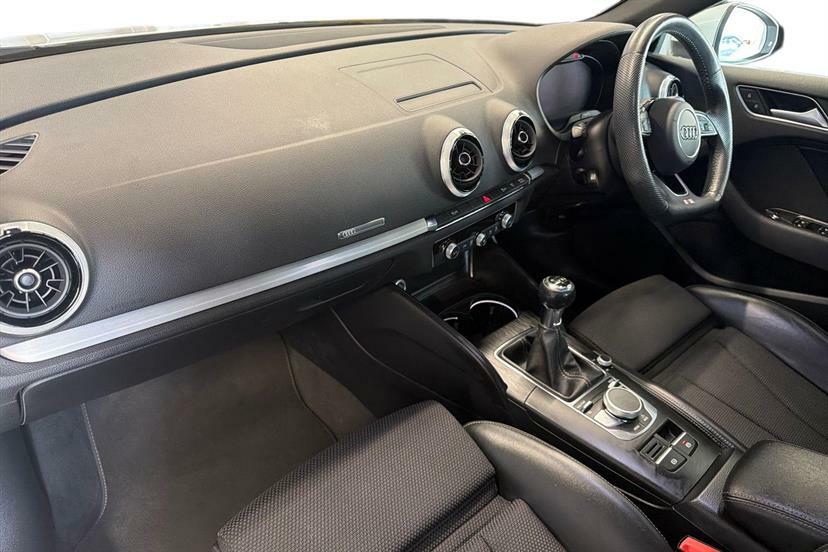 Audi A3 30 Tfsi 116 S Line Tech Pack KN69PZE White #2