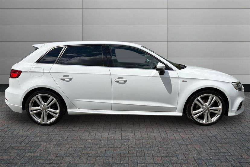 Audi A3 30 Tfsi 116 S Line Tech Pack KN69PZE White #4
