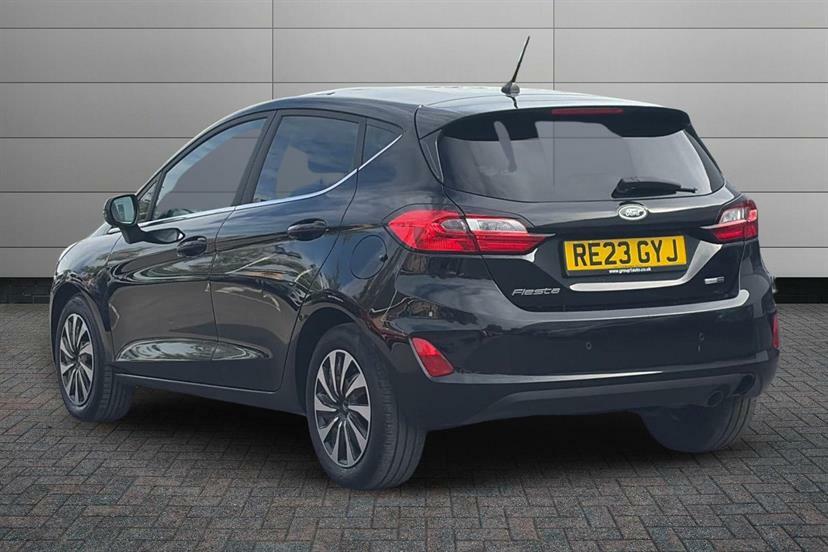 Ford Fiesta 1.0 Ecoboost Hybrid Mhev 125 Titanium RE23GYJ Black #3