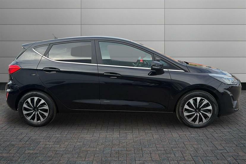 Ford Fiesta 1.0 Ecoboost Hybrid Mhev 125 Titanium RE23GYJ Black #4