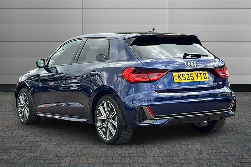 Audi A1 30 Tfsi S Line S Tronic Tech Pack KS25YTD Blue #3
