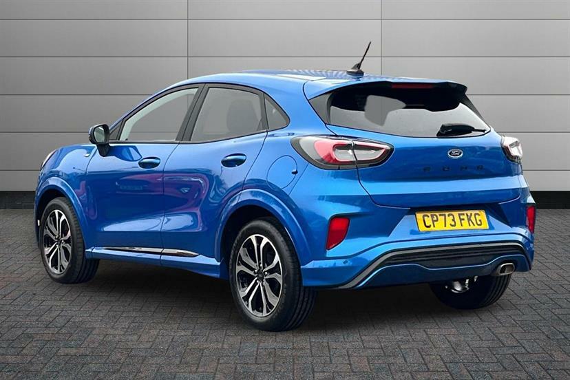 Ford Puma 1.0 Ecoboost Hybrid Mhev St-line CP73FKG Blue #3