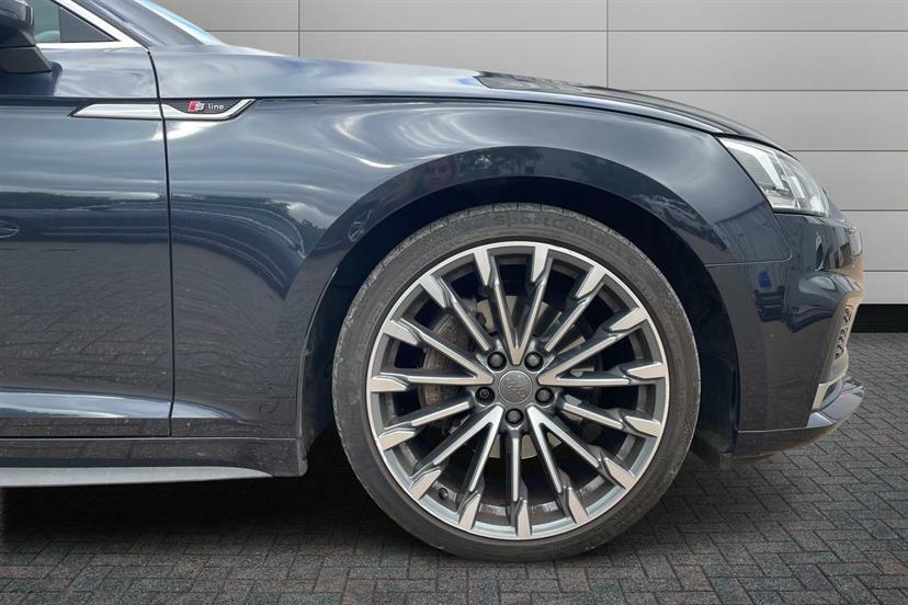 Audi A5 2.0 Tdi Quattro S Line S Tronic LM67FAJ Blue #5