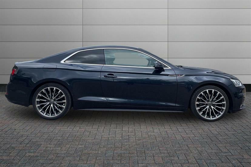 Audi A5 2.0 Tdi Quattro S Line S Tronic LM67FAJ Blue #4