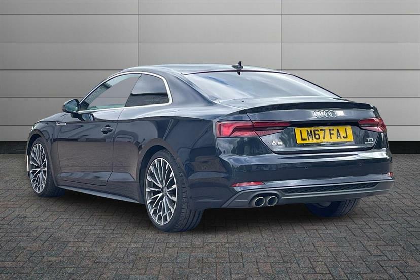Audi A5 2.0 Tdi Quattro S Line S Tronic LM67FAJ Blue #3