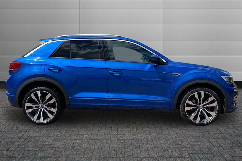 Volkswagen T-Roc 2.0 Tdi Evo R-line DG22JXD Blue #4