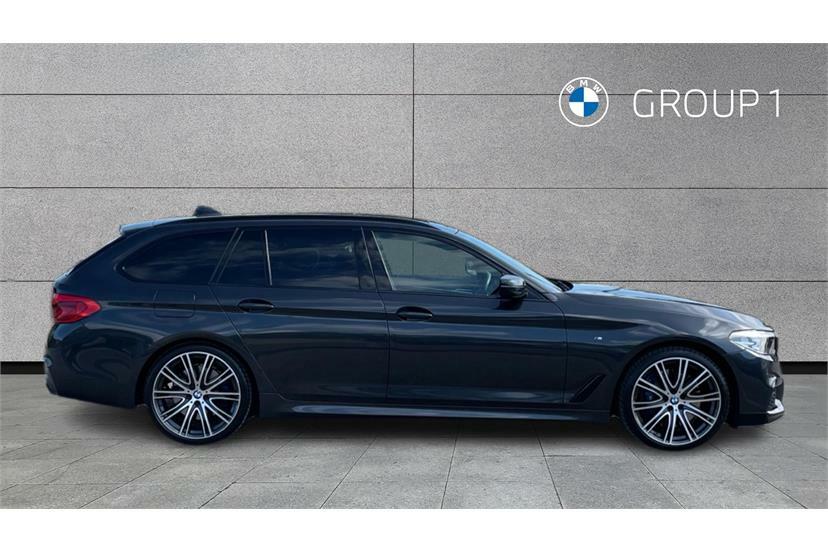 BMW 5 Series 540I Xdrive M Sport GP19PDO Grey #3