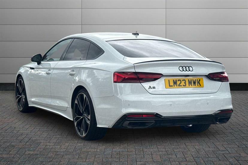 Audi A5 35 Tfsi Black Edition S Tronic LM23MWK White #3