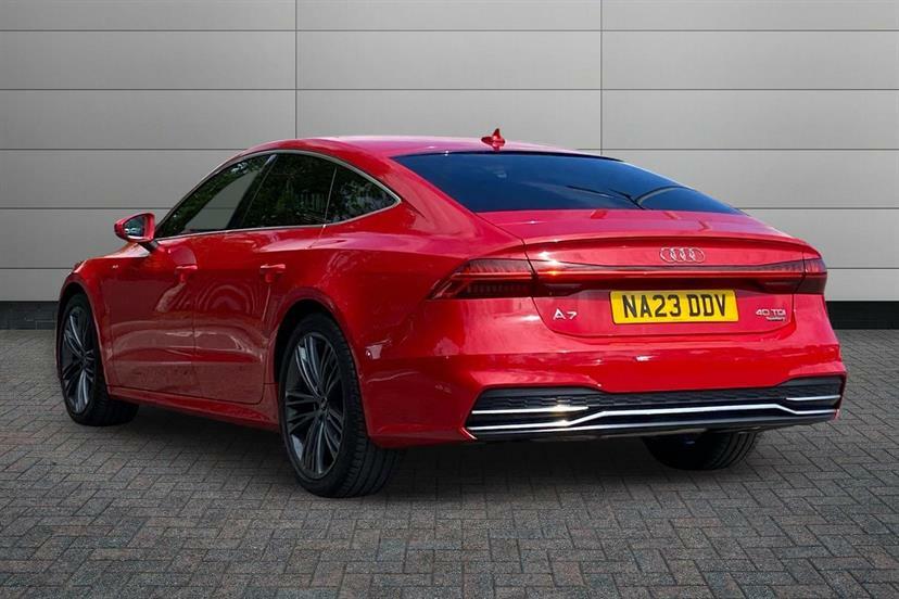 Audi A7 40 Tdi Quattro S Line S Tronic NA23DDV Red #3