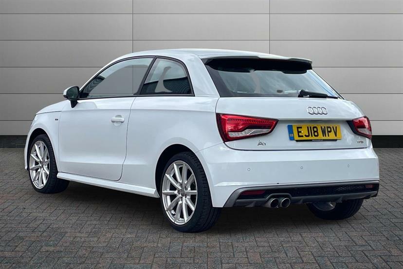 Audi A1 1.4 Tfsi S Line Nav S Tronic EJ18WPV White #3