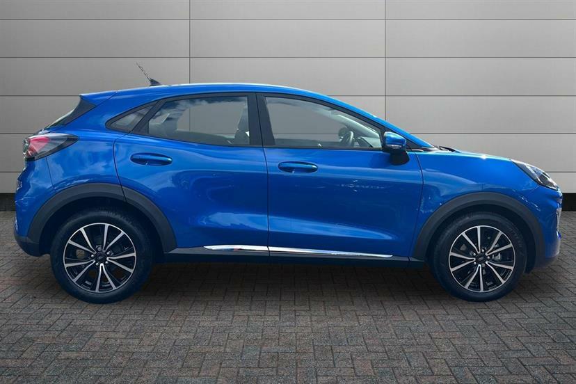 Ford Puma 1.0 Ecoboost Hybrid Mhev Titanium Dct KP23VKG Blue #4