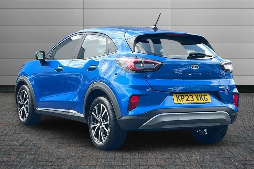 Ford Puma 1.0 Ecoboost Hybrid Mhev Titanium Dct KP23VKG Blue #3