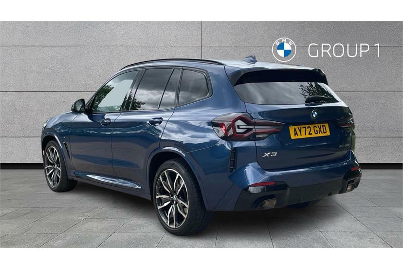 BMW X3 Xdrive20d Mht M Sport Step AY72GXD Blue #2