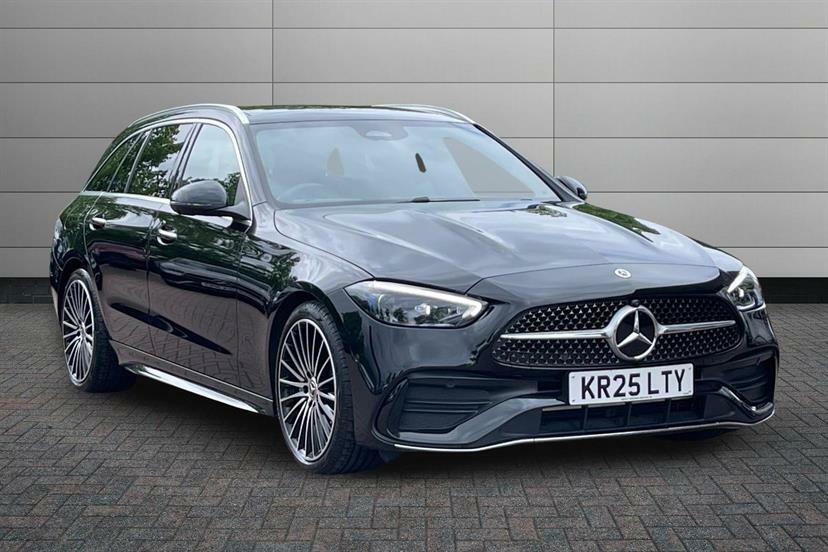 Mercedes-Benz C Class C300 Amg Line Premium Plus 9G-tronic Black