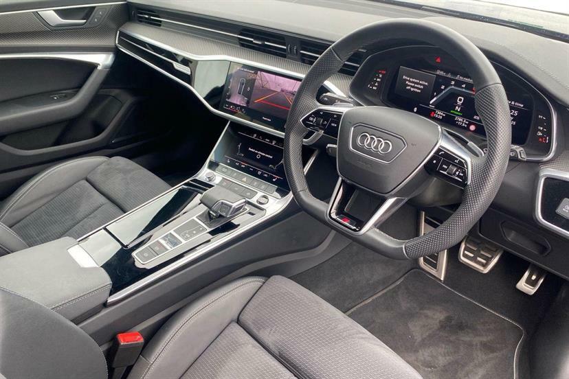 Audi A6 40 Tdi Quattro Black Edition S Tronic Tech EA75UUO Blue #6