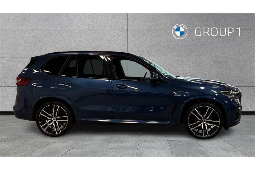 BMW X5 Xdrive45e M Sport PX72ZFJ Blue #3