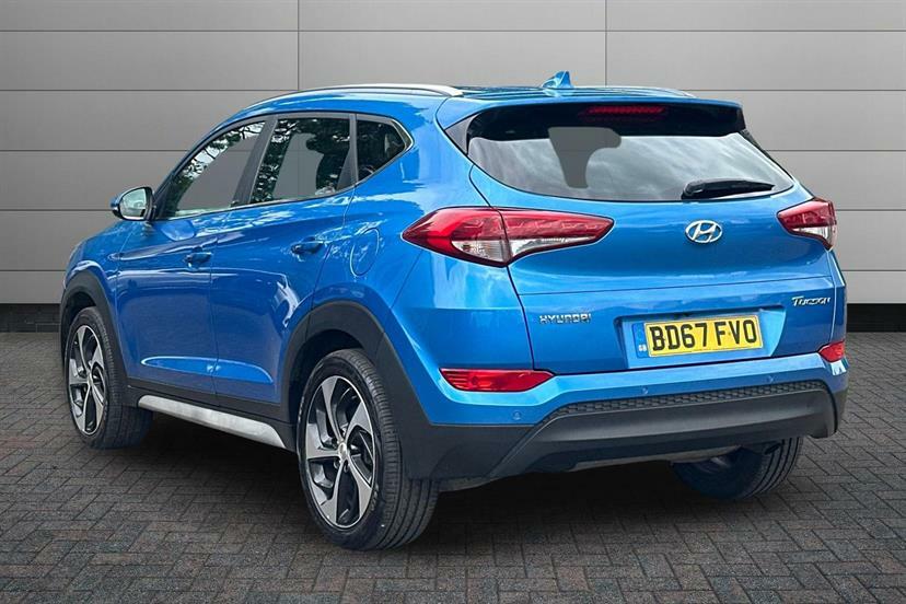 Hyundai Tucson 1.7 Crdi Blue Drive Sport Edition 2Wd Dct BD67FVO Blue #3