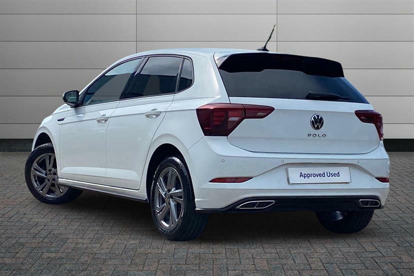 Volkswagen Polo 1.0 Tsi R-line WJ72OXM White #3