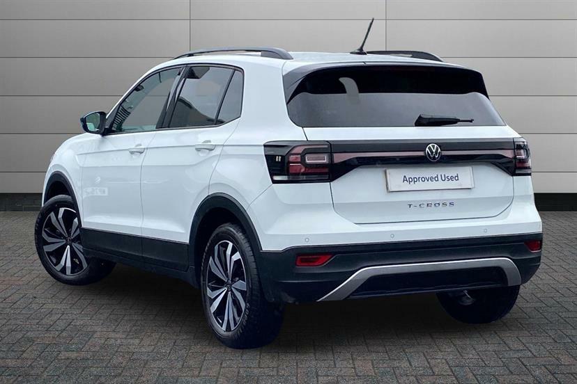 Volkswagen T-Cross 1.0 Tsi 110 Black Edition VA23OLP White #3