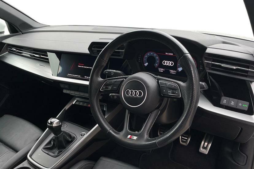 Audi A3 30 Tfsi S Line WP72EVL White #6