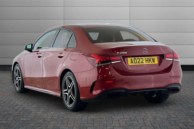 Mercedes-Benz A Class A200 Amg Line Premium Edition AO22HKW Red #2