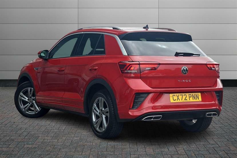Volkswagen T-Roc 1.5 Tsi R-line Dsg CX72PNN Red #3