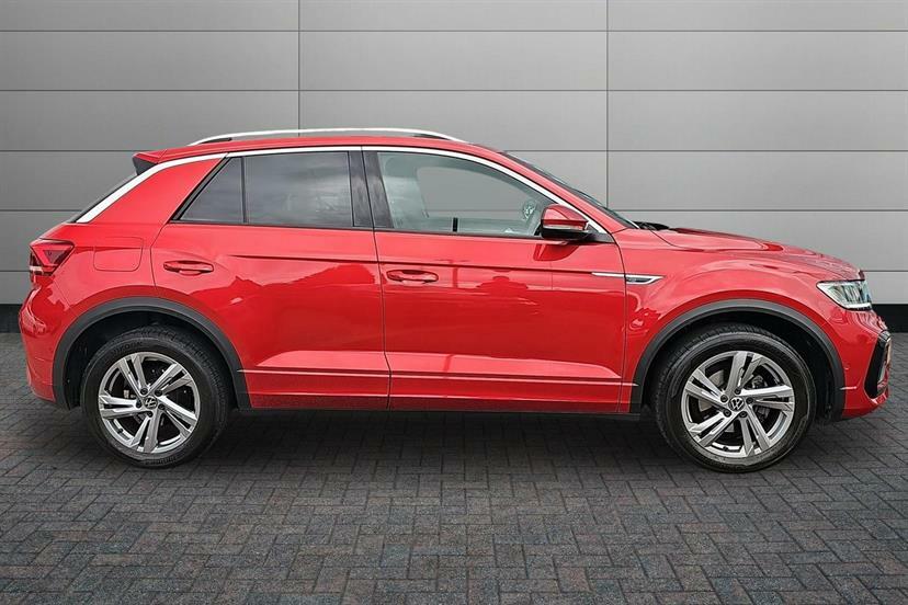 Volkswagen T-Roc 1.5 Tsi R-line Dsg CX72PNN Red #4