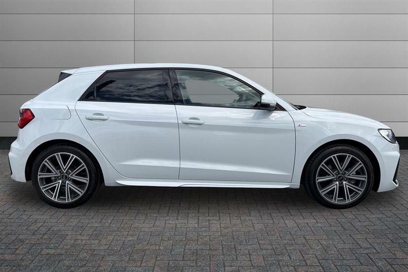 Audi A1 30 Tfsi S Line S Tronic Tech Pack DA25OCE White #4