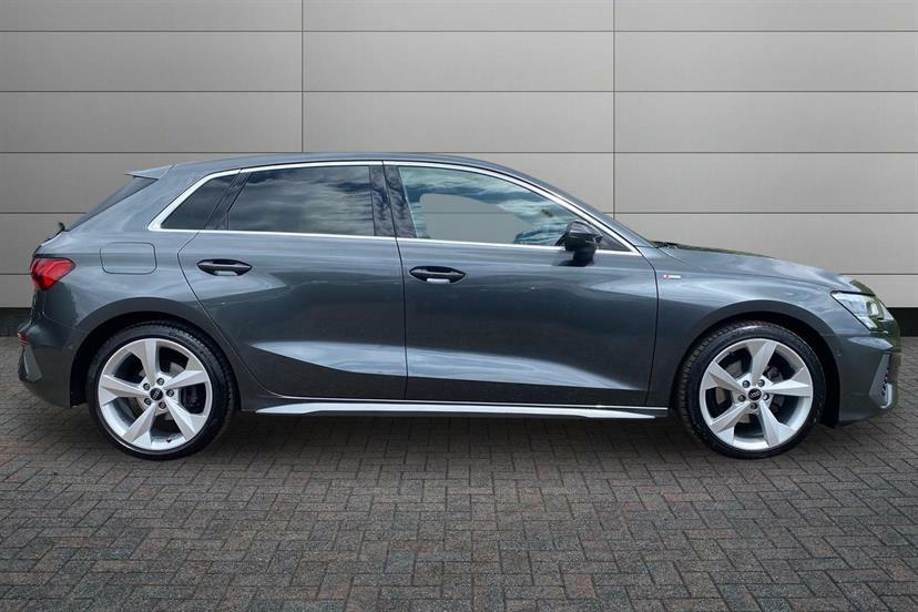 Audi A3 35 Tfsi S Line S Tronic Tech Pack LT24RJX Grey #4