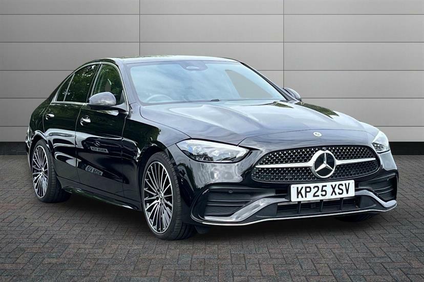 Mercedes-Benz C Class C300 Amg Line Premium Plus 9G-tronic Black