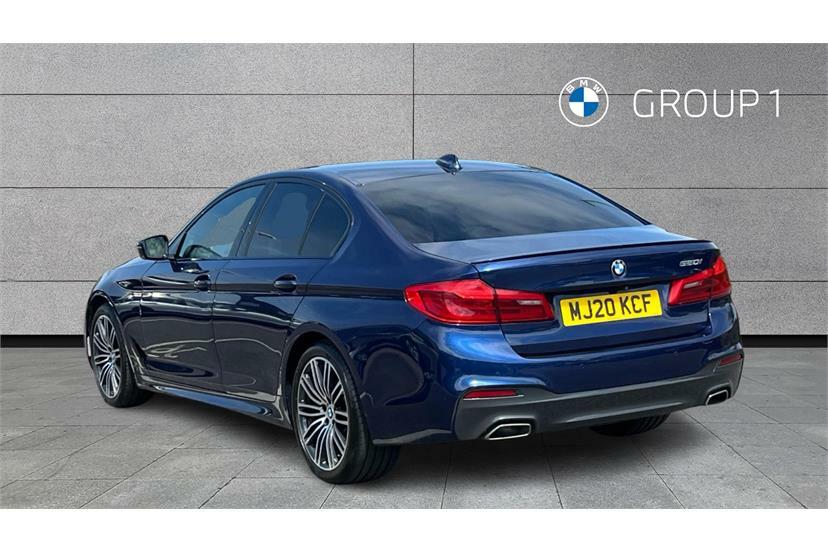 BMW 5 Series 520I M Sport Blue #2