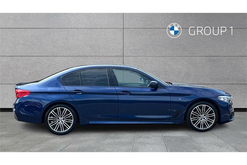 BMW 5 Series 520I M Sport Blue #3