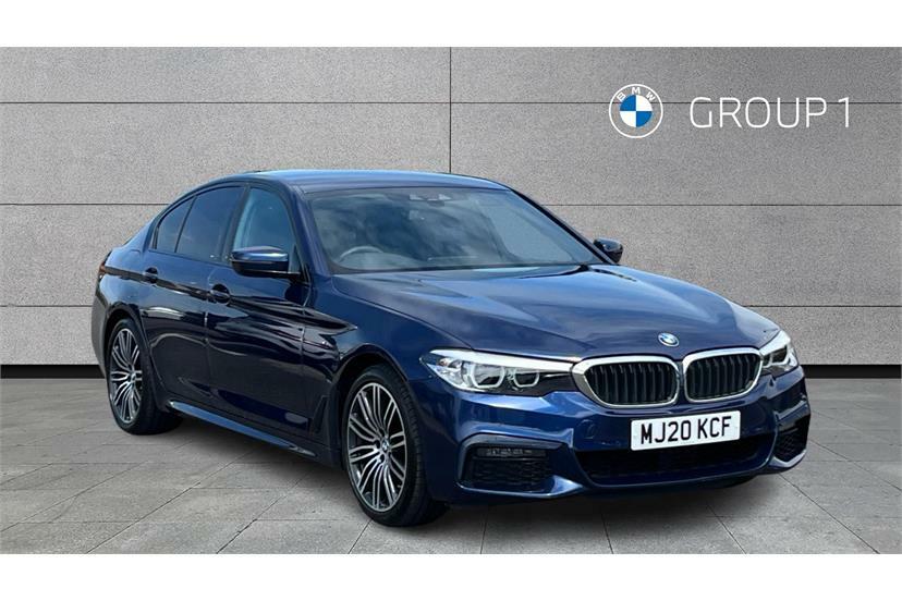 BMW 5 Series 520I M Sport Blue