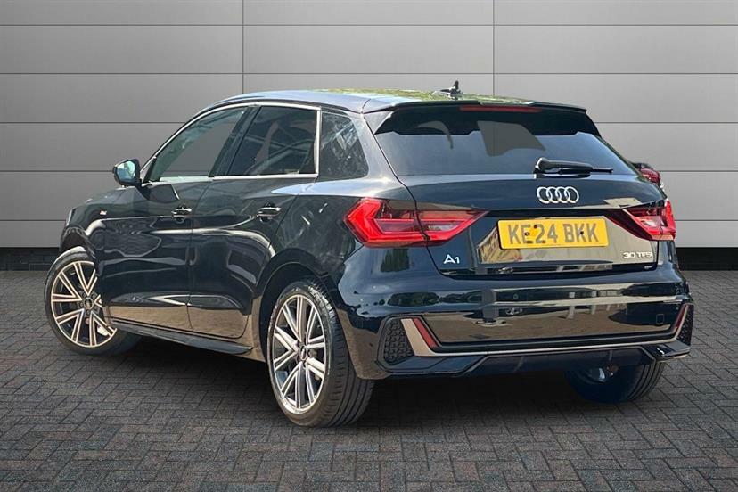 Audi A1 30 Tfsi S Line S Tronic KE24BKK Black #3