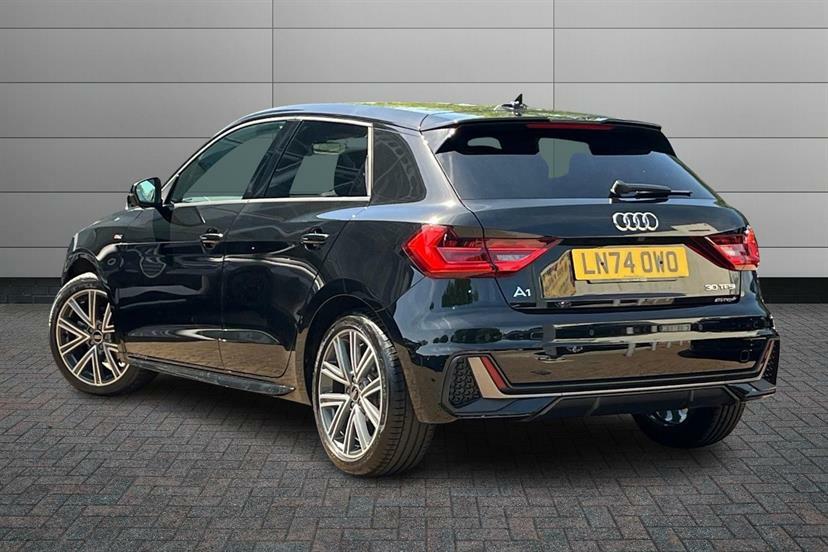 Audi A1 30 Tfsi S Line S Tronic LN74OWO Black #3