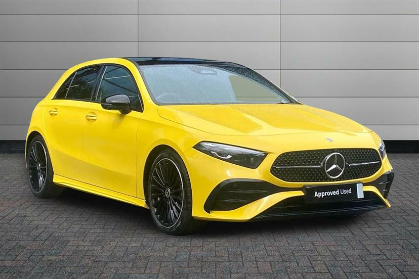 Mercedes-Benz A Class A200 Exclusive Launch Edition Yellow