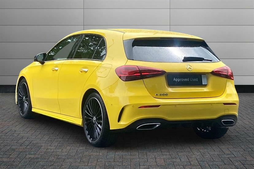 Mercedes-Benz A Class A200 Exclusive Launch Edition DA73BCK Yellow #2