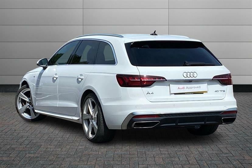 Audi A4 40 Tfsi 204 S Line S Tronic RK24MYU White #3