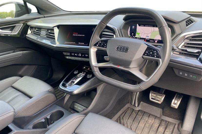 Audi Q4 E Tron 210Kw 45 Qtro 82Kwh Black Ed Tech Pack LN25SMX Blue #6