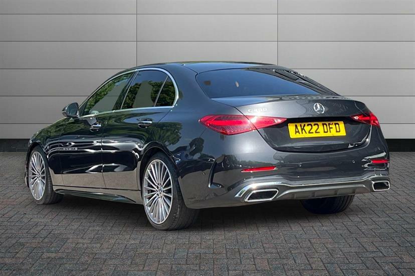 Mercedes-Benz C Class C200 Amg Line Premium 9G-tronic Grey #2