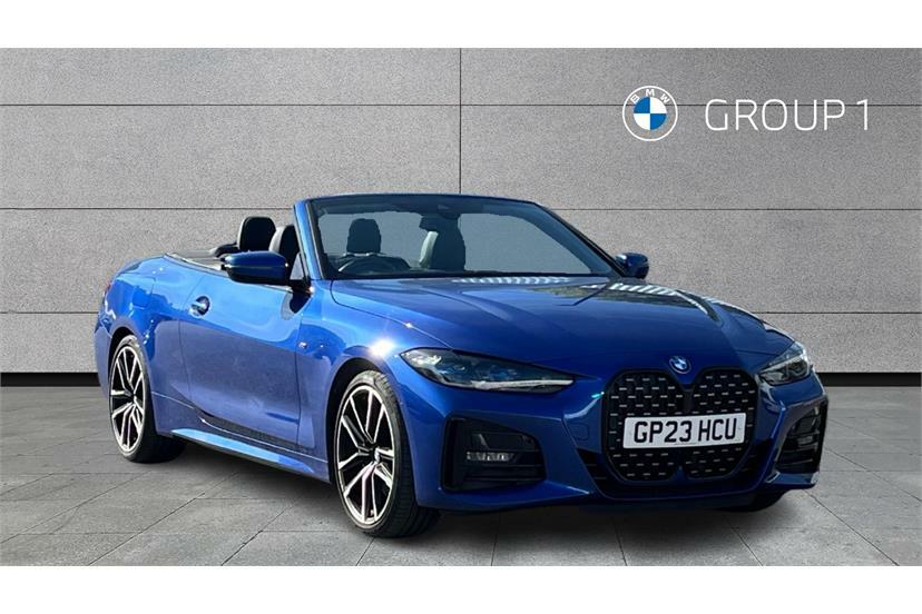 BMW 4 Series 420I M Sport Step GP23HCU Blue