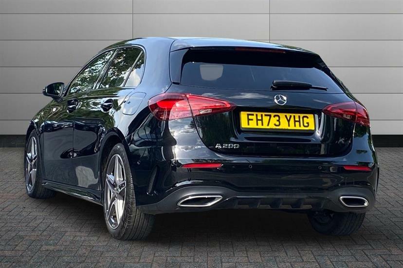 Mercedes-Benz A Class A200 Amg Line Executive FH73YHG Black #2