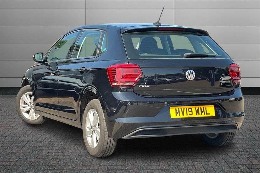 Volkswagen Polo 1.0 Tsi 95 Se Tech Edition MV19WML Black #3