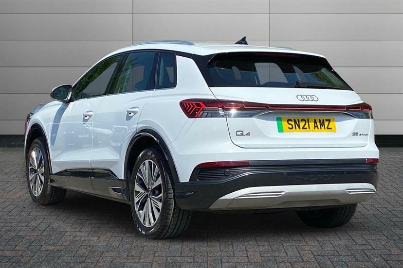 Audi Q4 E Tron 125Kw 35 55Kwh Sport SN21AMZ White #3