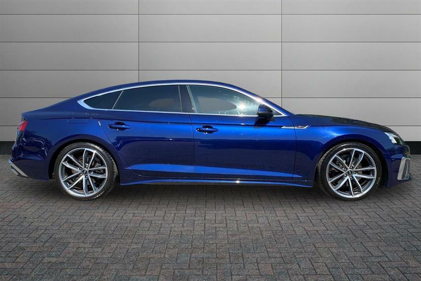 Audi A5 35 Tdi S Line S Tronic BV23VCW Blue #4