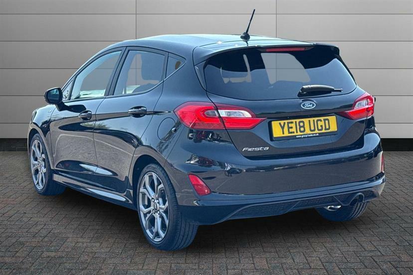 Ford Fiesta 1.0 Ecoboost St-line X YE18UGD Black #3