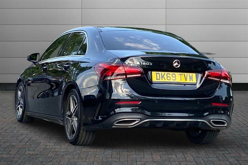 Mercedes-Benz A Class A180d Amg Line Executive DK69TVW Black #2