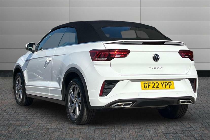 Volkswagen T-Roc 1.5 Tsi R-line Dsg White #3