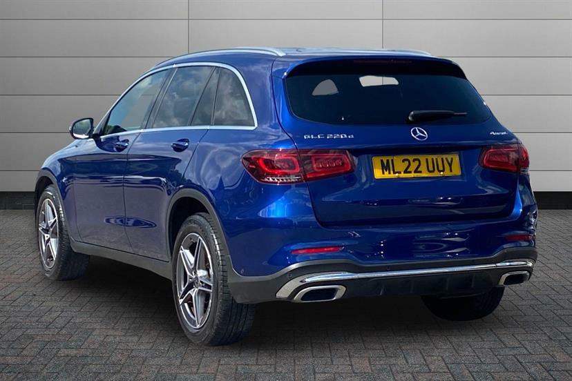 Mercedes-Benz GLC Class 220D 4Matic Amg Line 9G-tronic ML22UUY Blue #2