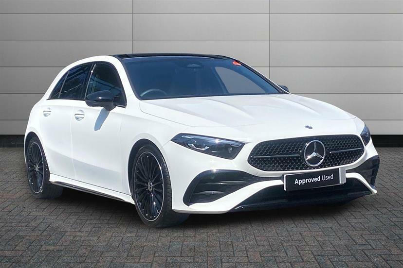 Mercedes-Benz A Class A180 Amg Line Premium Plus White